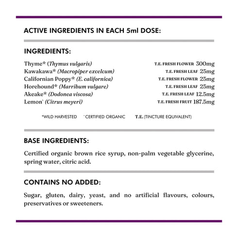 Chest Tonic 300ml-Wild Dispensary-Matakana Pharmacy