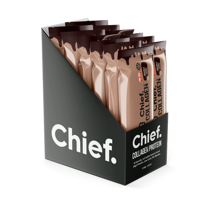 Image of CHIEF Collagen Protein Double Choc 12x45g