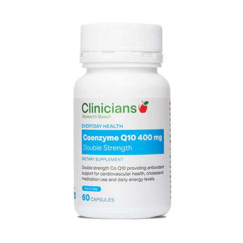 Coenzyme Q10 400mg 60 Capsules | Clinicians-Clinicians-Matakana Pharmacy
