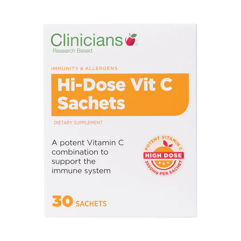 Hi-Dose Vitamin C Powder 30 Sachets | Clinicians-Clinicians-Matakana Pharmacy