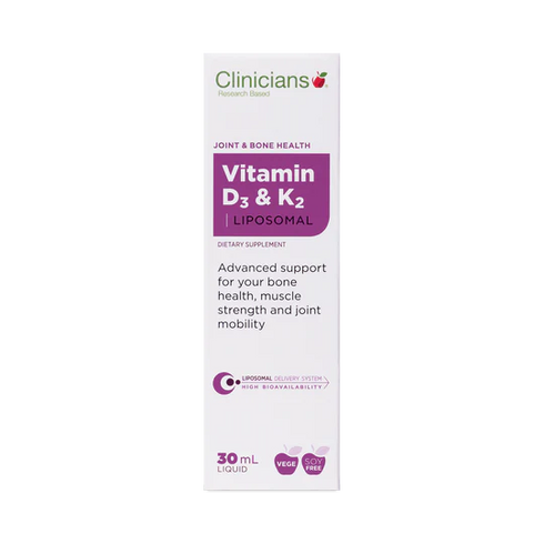 Liposomal Vitamin D3 & K2 30ml | Clinicians-Clinicians-Matakana Pharmacy