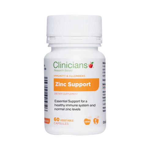 Zinc Support 60 Capsules | Clinicians-Clinicians-Matakana Pharmacy