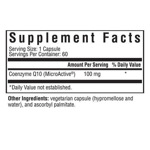 CoQ10 100mg 60 Capsules-Seeking Health-Matakana Pharmacy