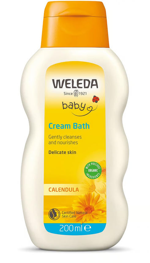 Calendula Cream Bath, 200ml-Weleda-Matakana Pharmacy