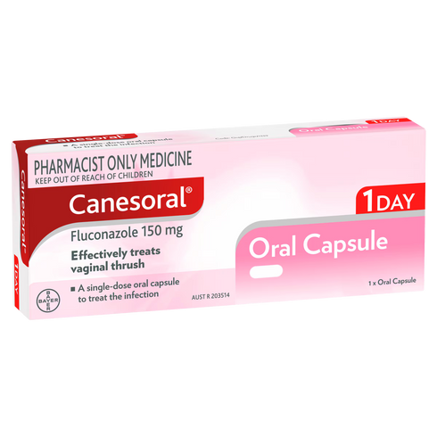 Canesoral Single Dose Oral Capsule 150mg-Canesten-Matakana Pharmacy