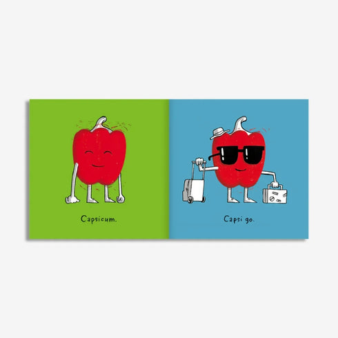 Capsicum, Capsi Go Book by Toby Morris-Beatnik Publishing-Matakana Pharmacy