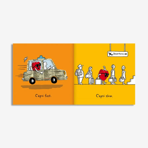 Capsicum, Capsi Go Book by Toby Morris-Beatnik Publishing-Matakana Pharmacy