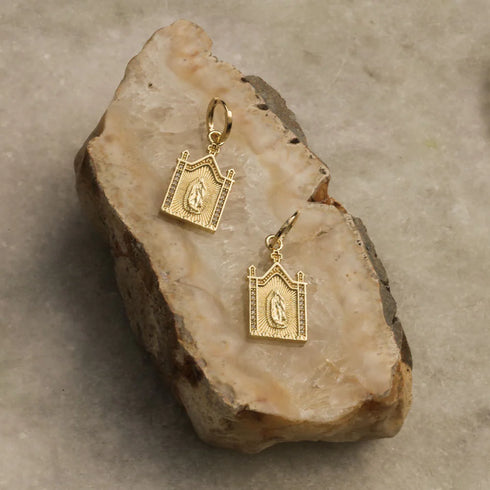 Earrings - Seraph Symbol - Cathedral-Queen Of The Foxes-Matakana Pharmacy
