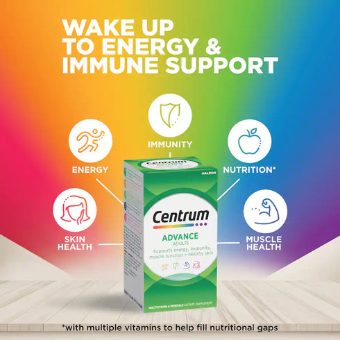 Centrum Advance Vitamins 100 Tablets-Haleon-Matakana Pharmacy