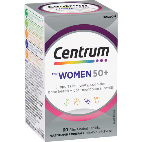 Centrum for Women 50+ 60 Tablets-Haleon-Matakana Pharmacy