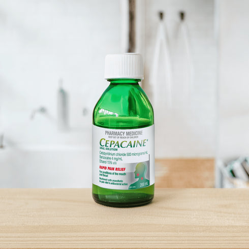 Cepacaine Oral Solution 200mL-Cepacaine-Matakana Pharmacy