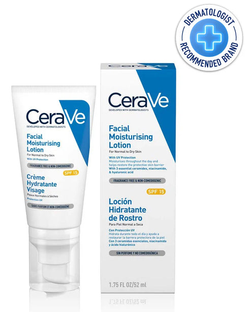 CeraVe Facial Moistuising Lotion AM SPF15 52ml-Matakana Pharmacy