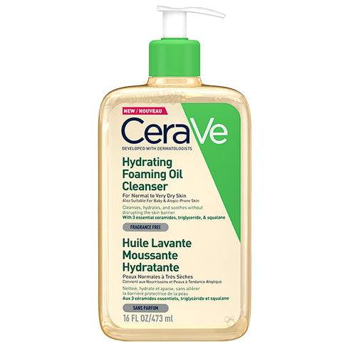 CeraVe Hydrating Foaming Oil Cleanser 473ml-Matakana Pharmacy