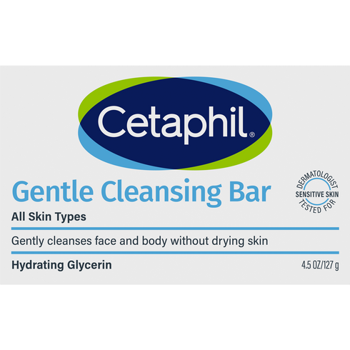 Soap Free Gentle Cleansing Bar 127g | Cetaphil-CETAPHIL-Matakana Pharmacy