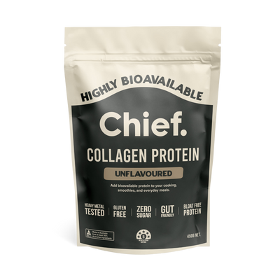 Collagen Protein Unflavoured Powder 450g-Chief-Matakana Pharmacy