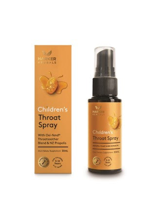 Image of harker herbals children's throat spray 30mL