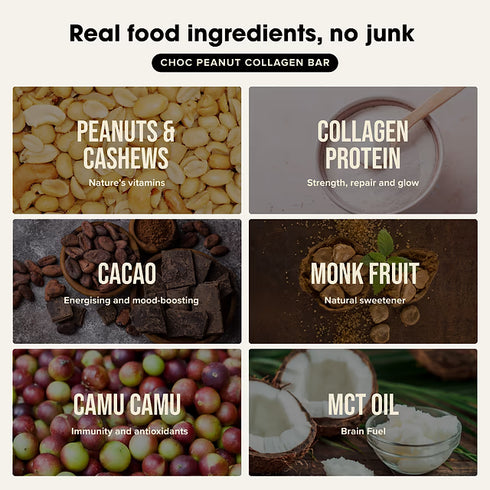 Collagen Protein Bar Choc Peanut 5g-Chief Nutrition-Matakana Pharmacy