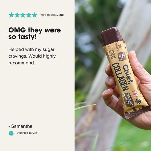 Collagen Protein Bar Choc Peanut 5g-Chief Nutrition-Matakana Pharmacy
