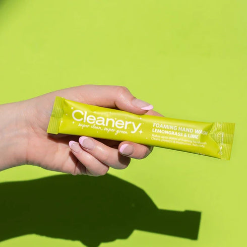 Cleanery Lemongrass & Lime Foaming Hand Wash 12.5g - Individual Sachet-Cleanery-Matakana Pharmacy