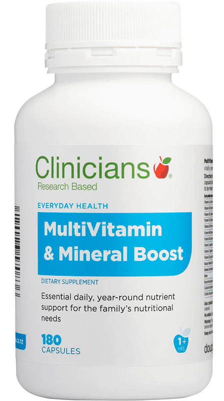 MultiVitamin & Mineral Boost 180 Capsules | Clinicians-Clinicians-Matakana Pharmacy