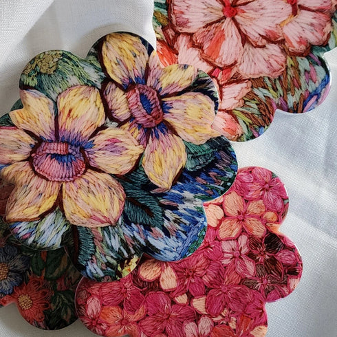 Coaster Set of 4 - Meadow-Fleur Woods-Matakana Pharmacy