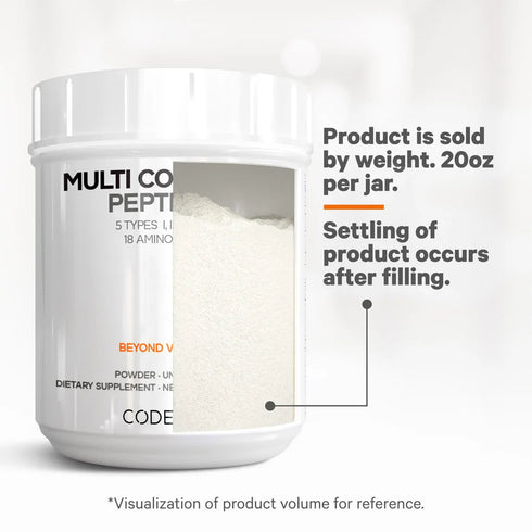 Multi Collagen Peptides Powder 567g-CODEAGE-Matakana Pharmacy