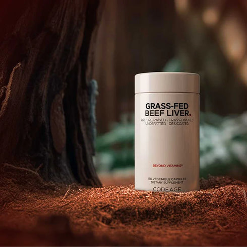 Grass Fed Beef Liver 180 Capsules-CODEAGE-Matakana Pharmacy