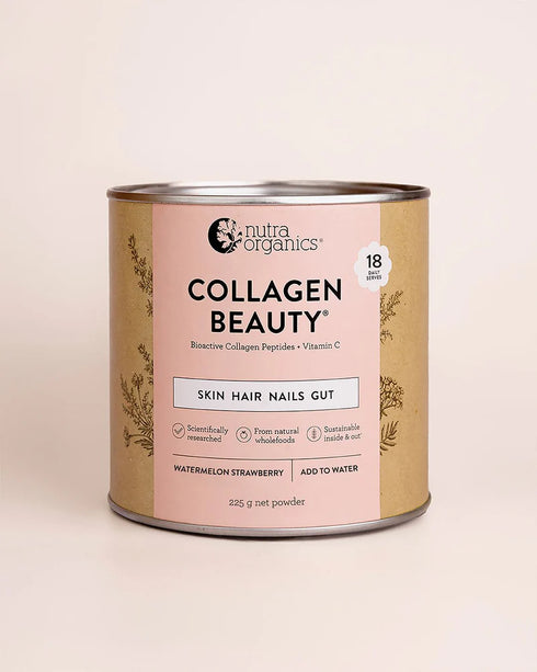 Collagen Beauty Watermelon Strawberry 225g-Matakana Pharmacy