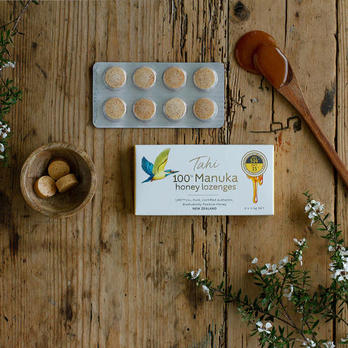 Tahi Manuka Honey Lozenges 15+ 8 Pack-Tahi Honey-Matakana Pharmacy