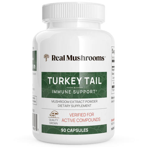 Turkey Tail Extract 90 Capsules-Real Mushrooms-Matakana Pharmacy