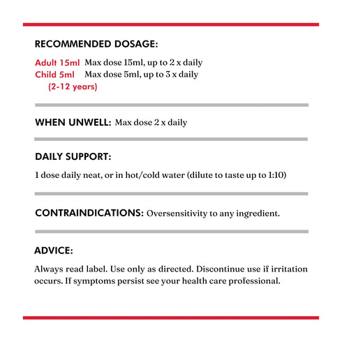 Daily Boost Tonic 300ml-Wild Dispensary-Matakana Pharmacy
