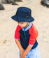Boys Bucket Hat DarkWood Navy L-Kooringal-Matakana Pharmacy