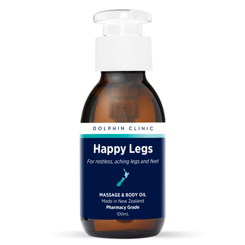 Happy Legs Massage Oil 100ml, front of the pack