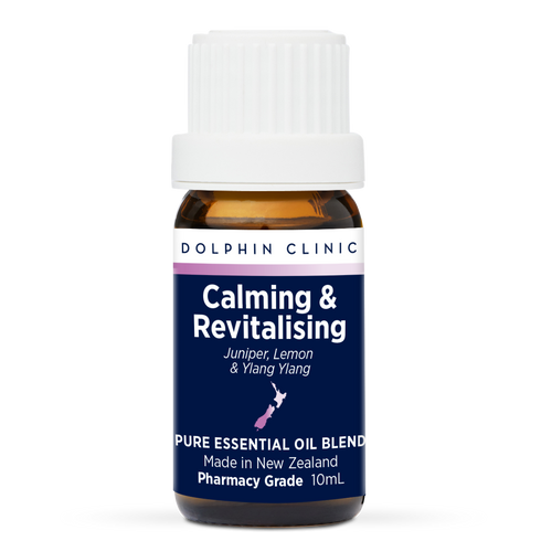 Calming & Revitalising Pure Essential Oil Blend 10ml, front of the pack