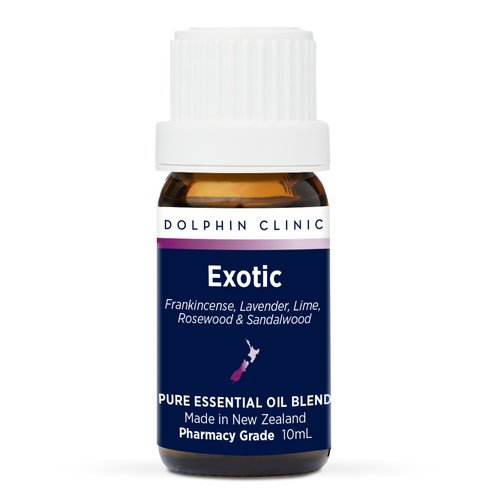 Exotic Pure Essential Oil Blend 10ml, front of the pack