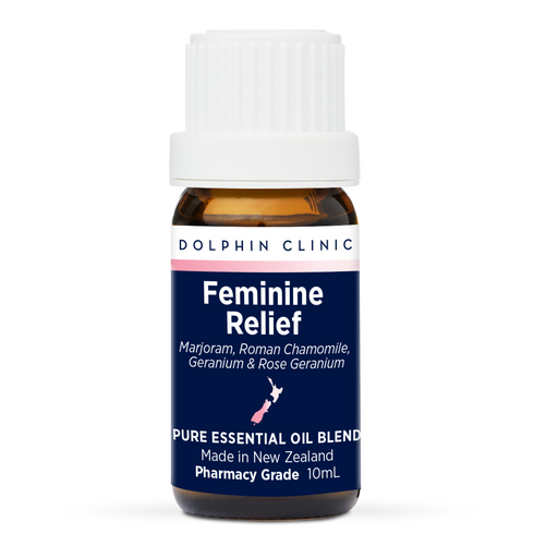 Feminine Relief Pure Essential Oil Blend 10ml, front of the pack
