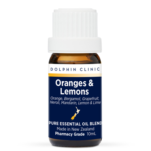 Oranges and Lemons Pure Essential Oil Blend 10ml, front of the pack