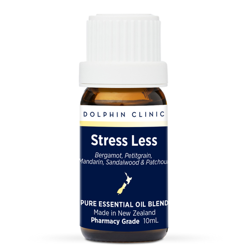 Stress Less Pure Essential Oil Blend 10ml, front of the pack