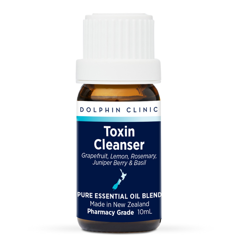 Toxin Cleanser Pure Essential Oil Blend 10ml, front of the pack