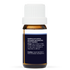 Rose Geranium Pure Essential Oil 10ml, side of the bottle showing the botanical name and directions