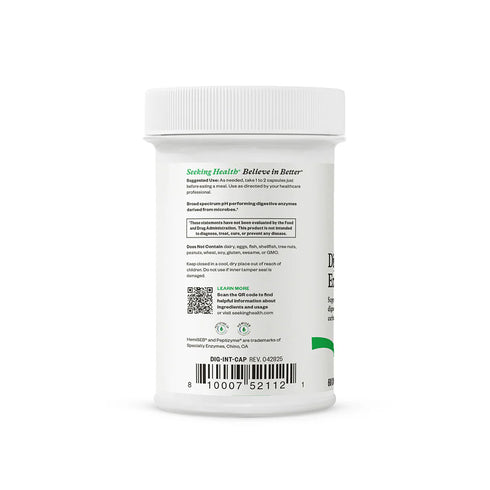 Digestive Enzymes 60 Capsules-Seeking Health-Matakana Pharmacy