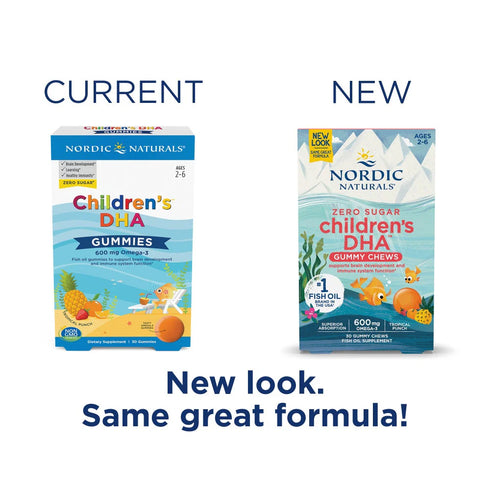 Children's DHA Gummies - Tropical Punch 30 gummies-Nordic Naturals-Matakana Pharmacy