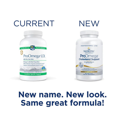 ProOmega Cholesterol Support 180 caps (formerly ProOmega LDL)-Nordic Naturals-Matakana Pharmacy
