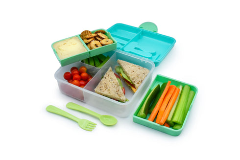 2 Tier Bento Box | Blue & Mint-Melii-Matakana Pharmacy