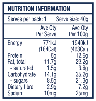 Date & Orange Snack Bar 40g | Crafty Weka-Crafty Weka-Matakana Pharmacy