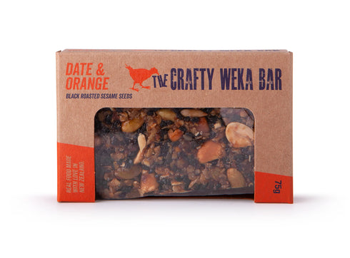 Date & Orange Snack Bar 75g | Crafty Weka-Crafty Weka-Matakana Pharmacy