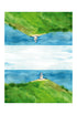 Tea Towel - Cape Reinga/Te Rerenga Wairua-By Ali Davies-Matakana Pharmacy