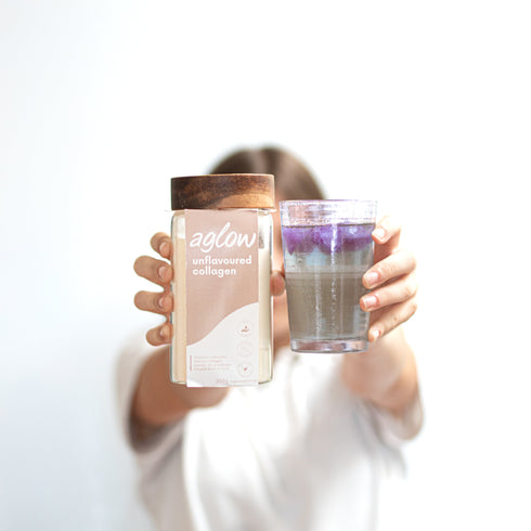 Aglow Unflavoured Marine Collagen Jar 200g