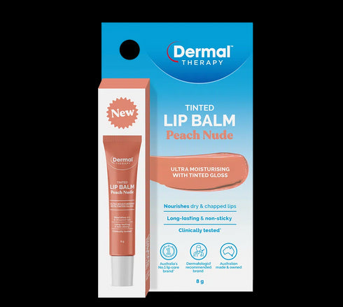 Lip Balm & Tint Peach Nude 8g-Matakana Pharmacy