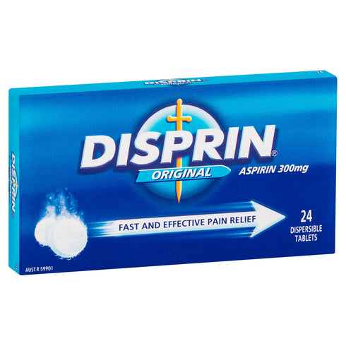 Disprin Original 300mg 24 Tablets | Fast, Effective & Dispersible-Reckitt Benckiser-Matakana Pharmacy